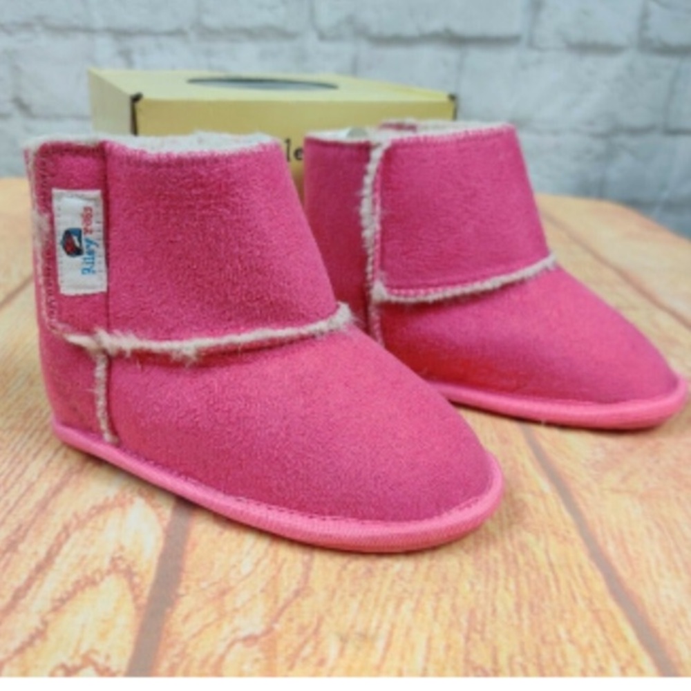 NEW Riley Roos Pink Cater Boots Hot Pink 18-24 Months